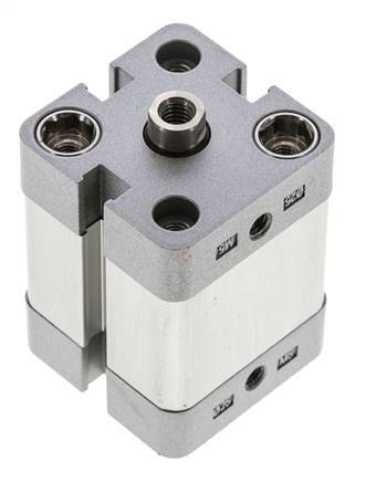 ISO 21287 Vérin Compact à Double Effet 25-15mm - Magnétique