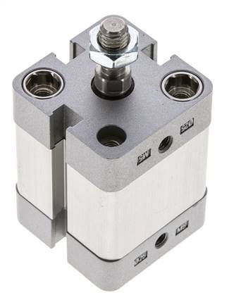 ISO 21287 Compact Double Acting Cylinder 25-15mm - Magnetic - Male Rod