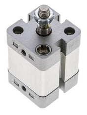 ISO 21287 Vérin Compact à Double Effet 25-15mm - Magnétique - Tige Filetée