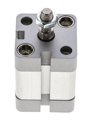 ISO 21287 Vérin Compact à Double Effet 25-15mm - Magnétique - Tige Filetée