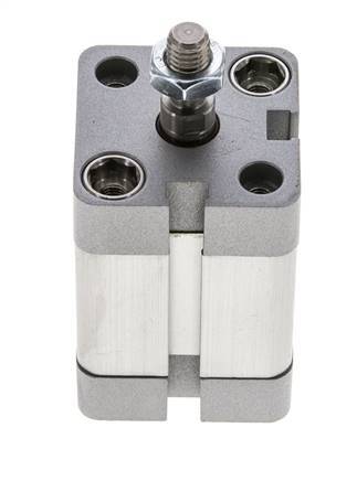 ISO 21287 Compact Double Acting Cylinder 25-20mm - Magnetic - Male Rod