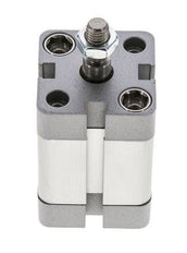 ISO 21287 Vérin Compact à Double Effet 25-20mm - Magnétique - Tige Filetée