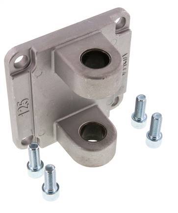 Chape femelle 125 mm ISO 15552 Aluminium