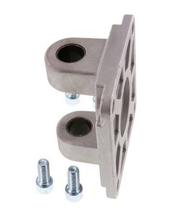 Chape femelle 125 mm ISO 15552 Aluminium