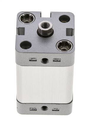 ISO 21287 Vérin Compact à Double Effet 25-25mm - Magnétique
