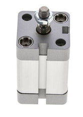 ISO 21287 Vérin Compact à Double Effet 25-25mm - Magnétique - Tige Filetée
