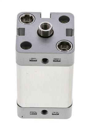 ISO 21287 Vérin Compact à Double Effet 25-30mm - Magnétique