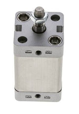 ISO 21287 Vérin Compact à Double Effet 25-30mm - Magnétique - Tige Filetée
