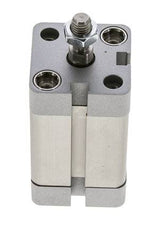ISO 21287 Vérin Compact à Double Effet 25-30mm - Magnétique - Tige Filetée