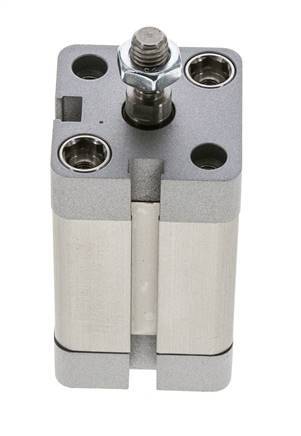 ISO 21287 Vérin Compact à Double Effet 25-30mm - Magnétique - Tige Filetée