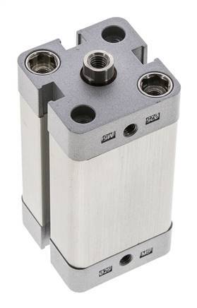 ISO 21287 Vérin Compact à Double Effet 25-40mm - Magnétique