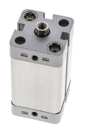 ISO 21287 Vérin Compact à Double Effet 25-40mm - Magnétique