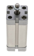 ISO 21287 Vérin Compact à Double Effet 25-50mm - Magnétique - Tige Filetée