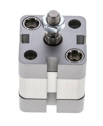 ISO 21287 Vérin Compact à Double Effet 25-5mm - Magnétique - Tige Filetée