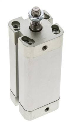 ISO 21287 Vérin Compact à Double Effet 25-60mm - Magnétique - Tige Filetée