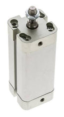 ISO 21287 Vérin Compact à Double Effet 25-60mm - Magnétique - Tige Filetée