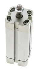 ISO 21287 Vérin Compact à Double Effet 25-60mm - Magnétique - Tige Filetée