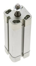 ISO 21287 Vérin Compact à Double Effet 25-60mm - Magnétique - Tige Filetée