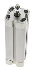 ISO 21287 Compact Double Acting Cylinder 25-80mm - Magnetic - Male Rod