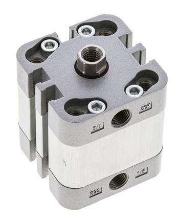 ISO 21287 Vérin Compact à Double Effet 32-10mm - Magnétique