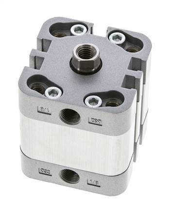ISO 21287 Vérin Compact à Double Effet 32-10mm - Magnétique