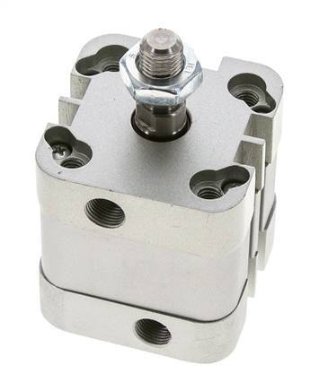 ISO 21287 Vérin Compact à Double Effet 32-10mm - Magnétique - Tige Filetée