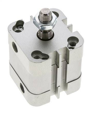 ISO 21287 Compact Double Acting Cylinder 32-10mm - Magnetic - Male Rod