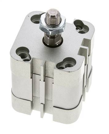 ISO 21287 Vérin Compact à Double Effet 32-10mm - Magnétique - Tige Filetée