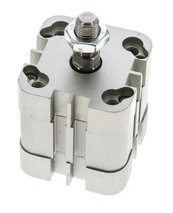 ISO 21287 Vérin Compact à Double Effet 32-10mm - Magnétique - Tige Filetée