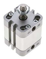 ISO 21287 Vérin Compact à Double Effet 32-15mm - Magnétique - Tige Filetée