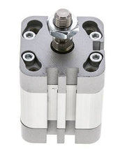 ISO 21287 Vérin Compact à Double Effet 32-15mm - Magnétique - Tige Filetée