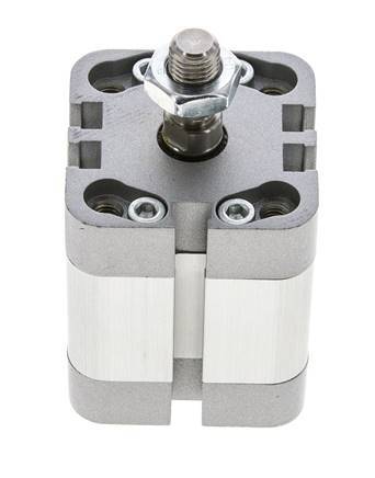 ISO 21287 Vérin Compact à Double Effet 32-15mm - Magnétique - Tige Filetée