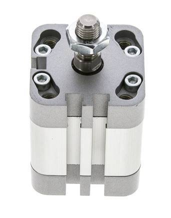 ISO 21287 Vérin Compact à Double Effet 32-15mm - Magnétique - Tige Filetée