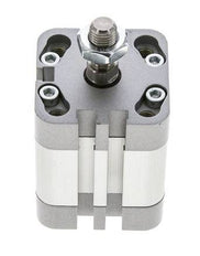 ISO 21287 Vérin Compact à Double Effet 32-15mm - Magnétique - Tige Filetée