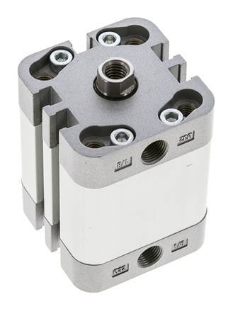 ISO 21287 Vérin Compact à Double Effet 32-20mm - Magnétique