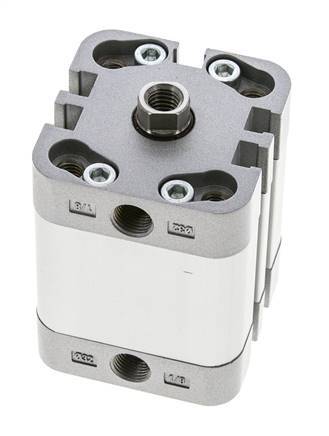ISO 21287 Vérin Compact à Double Effet 32-20mm - Magnétique