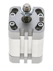 ISO 21287 Vérin Compact à Double Effet 32-20mm - Magnétique - Tige Filetée