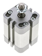 ISO 21287 Vérin Compact à Double Effet 32-20mm - Magnétique - Tige Filetée
