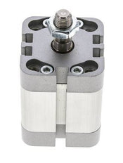 ISO 21287 Vérin Compact à Double Effet 32-20mm - Magnétique - Tige Filetée
