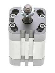 ISO 21287 Vérin Compact à Double Effet 32-20mm - Magnétique - Tige Filetée