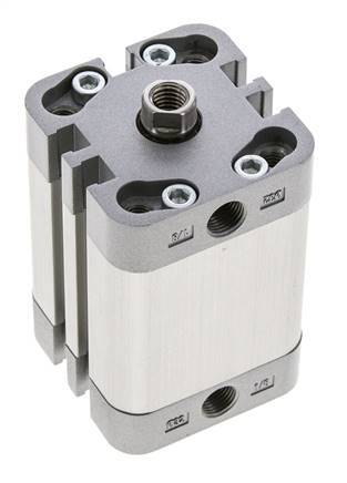ISO 21287 Compact Double Acting Cylinder 32-30mm - Magnetic
