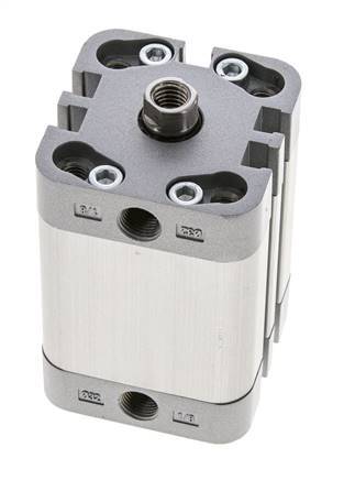 ISO 21287 Compact Double Acting Cylinder 32-30mm - Magnetic