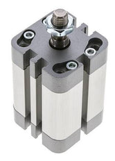 ISO 21287 Vérin Compact à Double Effet 32-30mm - Magnétique - Tige Filetée