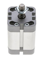 ISO 21287 Vérin Compact à Double Effet 32-30mm - Magnétique - Tige Filetée