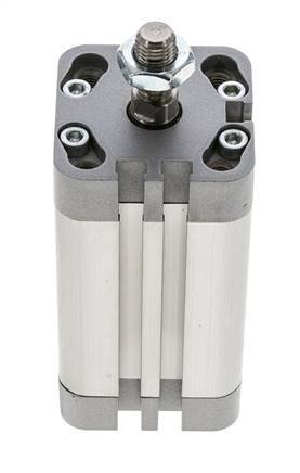 ISO 21287 Vérin Compact à Double Effet 32-50mm - Magnétique - Tige Filetée