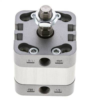 ISO 21287 Compact Double Acting Cylinder 32-5mm - Magnetic - Male Rod