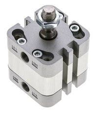 ISO 21287 Vérin Compact à Double Effet 32-5mm - Magnétique - Tige Filetée