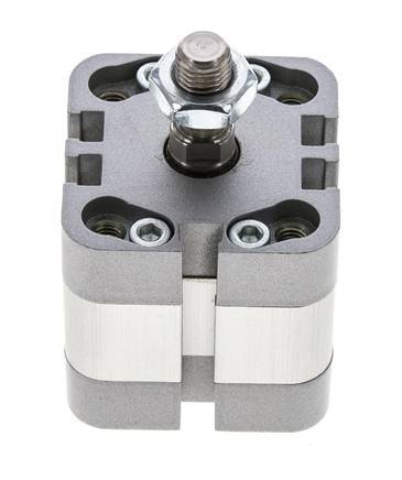 ISO 21287 Vérin Compact à Double Effet 32-5mm - Magnétique - Tige Filetée