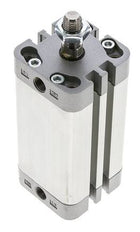 ISO 21287 Vérin Compact à Double Effet 32-60mm - Magnétique - Tige Filetée