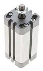 ISO 21287 Vérin Compact à Double Effet 32-60mm - Magnétique - Tige Filetée